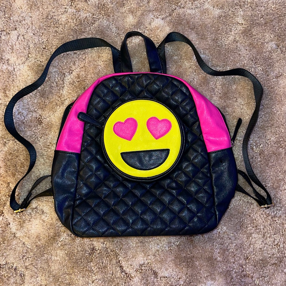 Luv Betsy Johnson Emoji Backpack